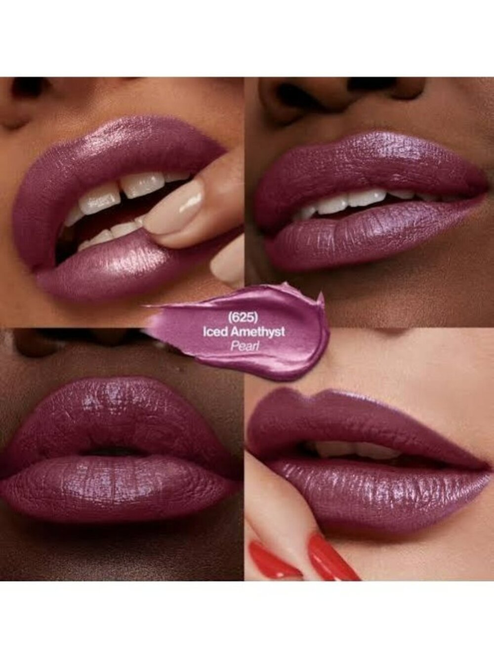 Revlon Super Lustrous Lipstick 625 Iced Amethyst Pearl Frost Hydrating Lipstick